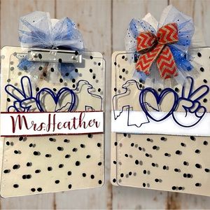 Customizable transparent clipboards